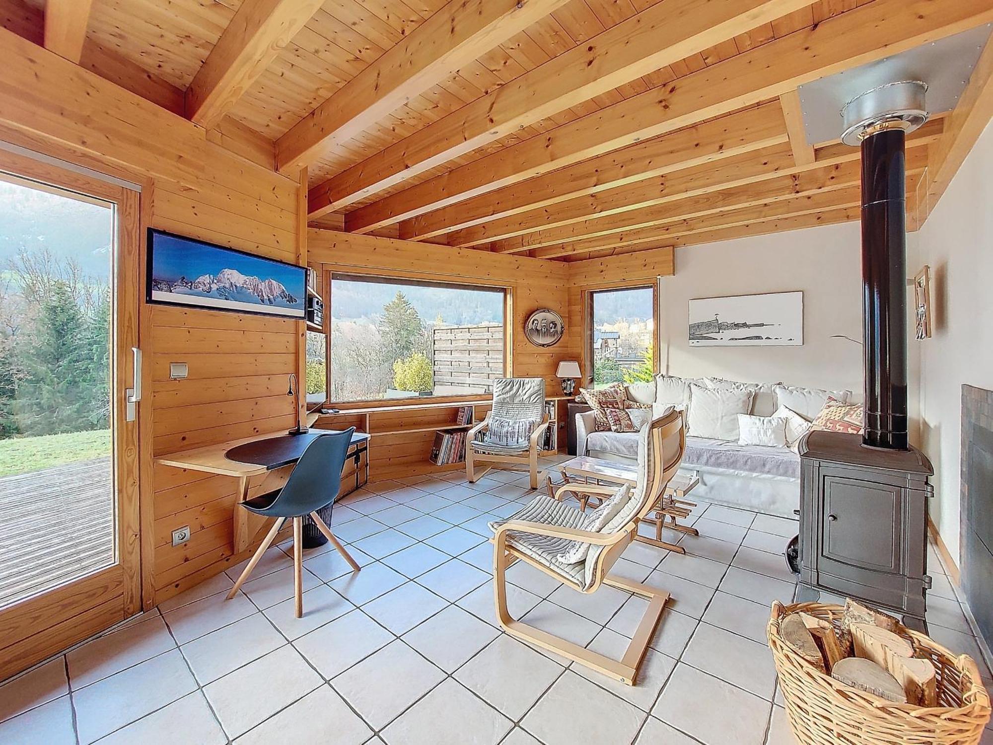 Chalet Wifi - Le Biot - 8 Personnes - Chalet Morand Exterior foto